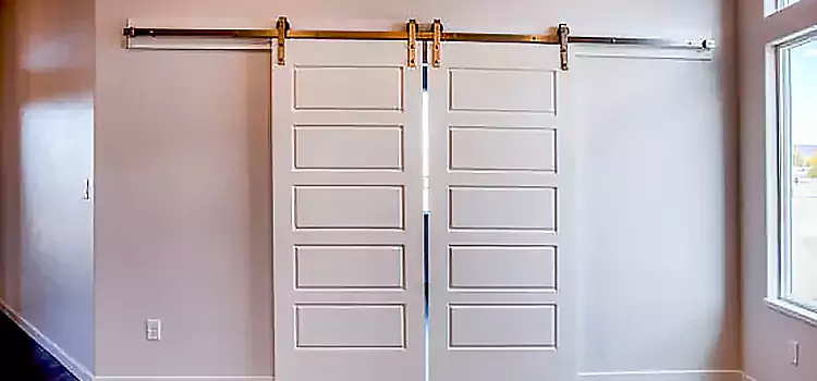 Glass Barn Door with Installation Hardware Kit Keystone