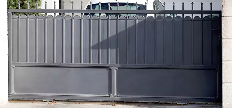 Metal Driveway Gate Installation Keystone